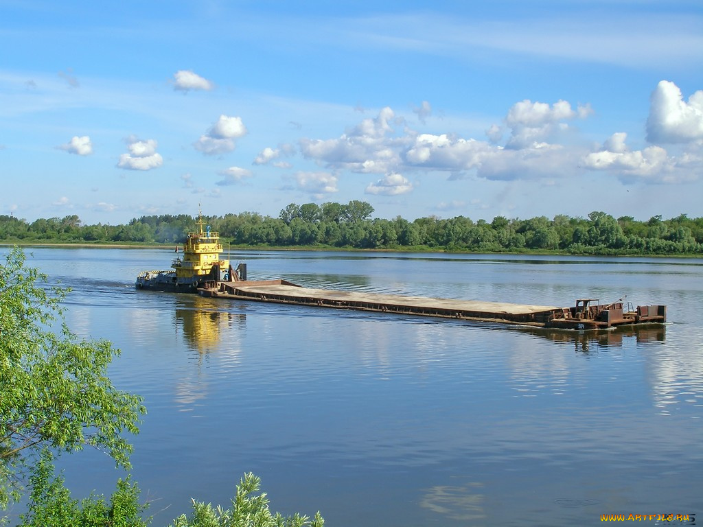 корабли, баржи