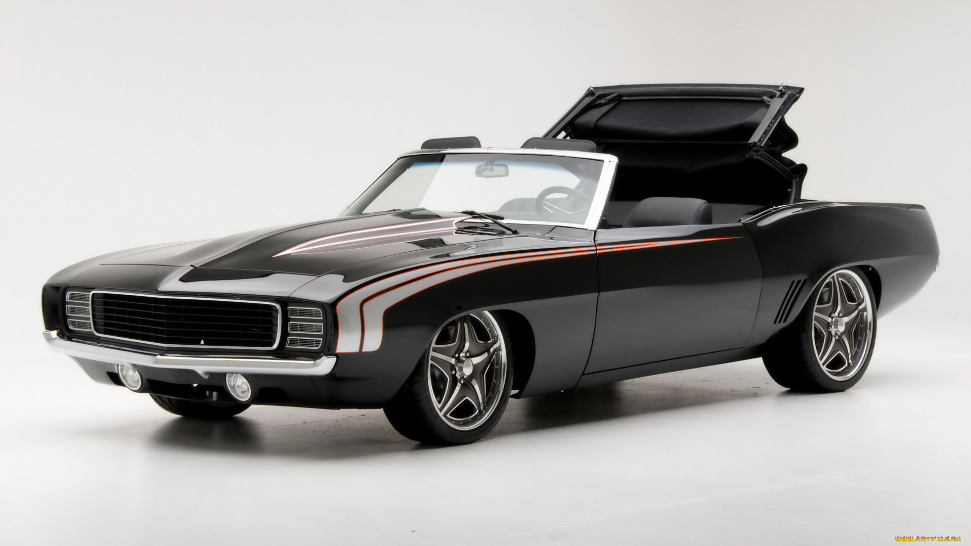 1969, chevrolet, camaro, convertible, автомобили