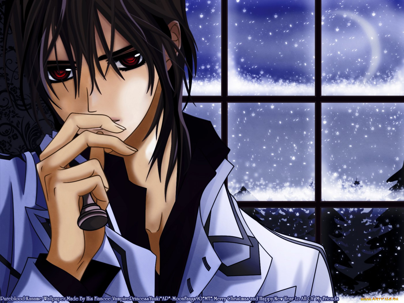 аниме, vampire, knight