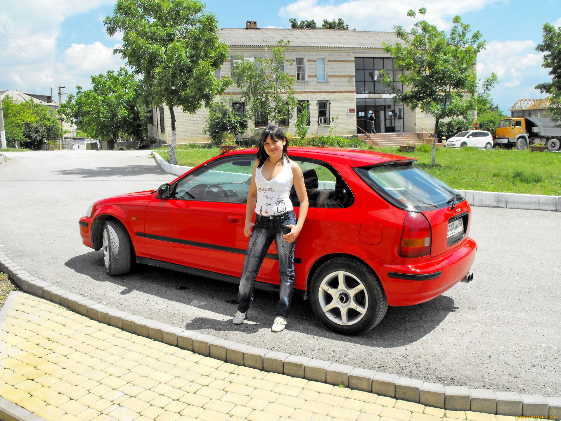 автомобили, авто, девушками