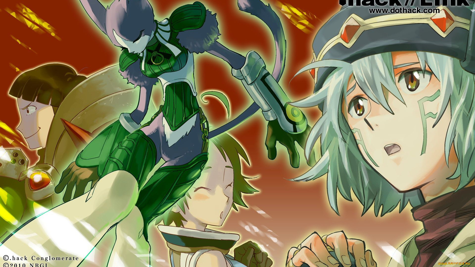 аниме, hack, sign