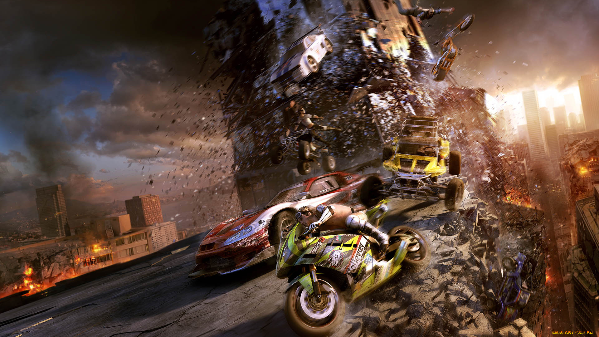 motorstorm, apocalypse, видео, игры