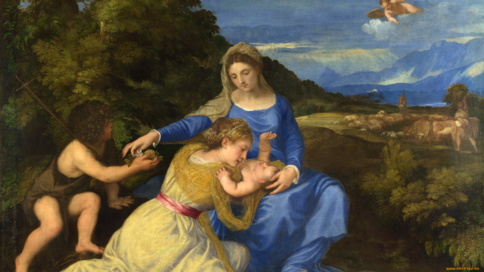 рисованные, живопись