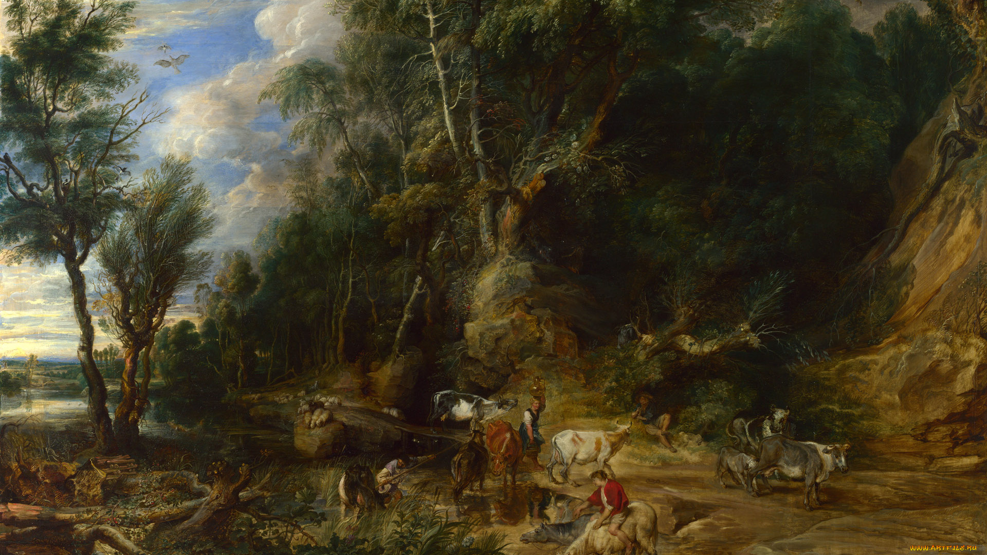 рисованные, живопись