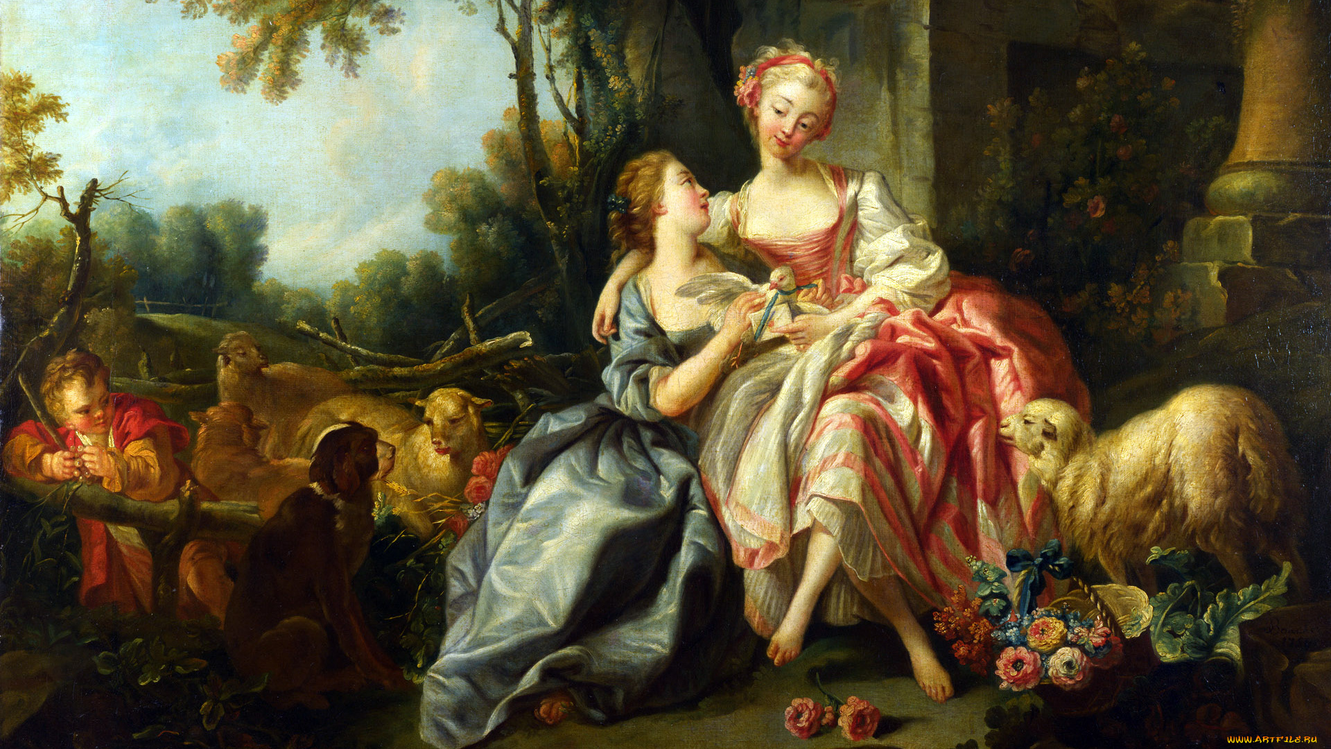 рисованные, живопись