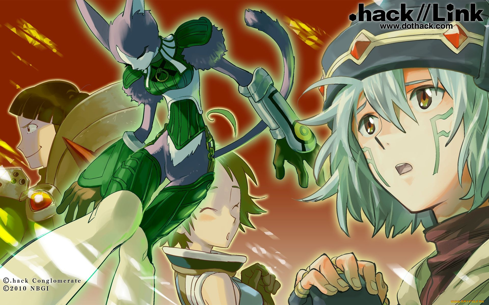 аниме, hack, sign