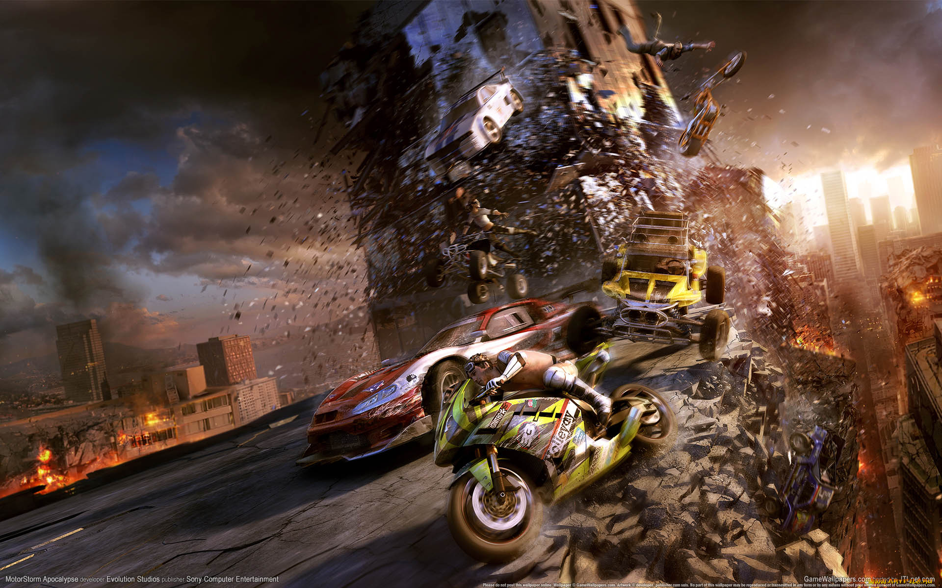 motorstorm, apocalypse, видео, игры