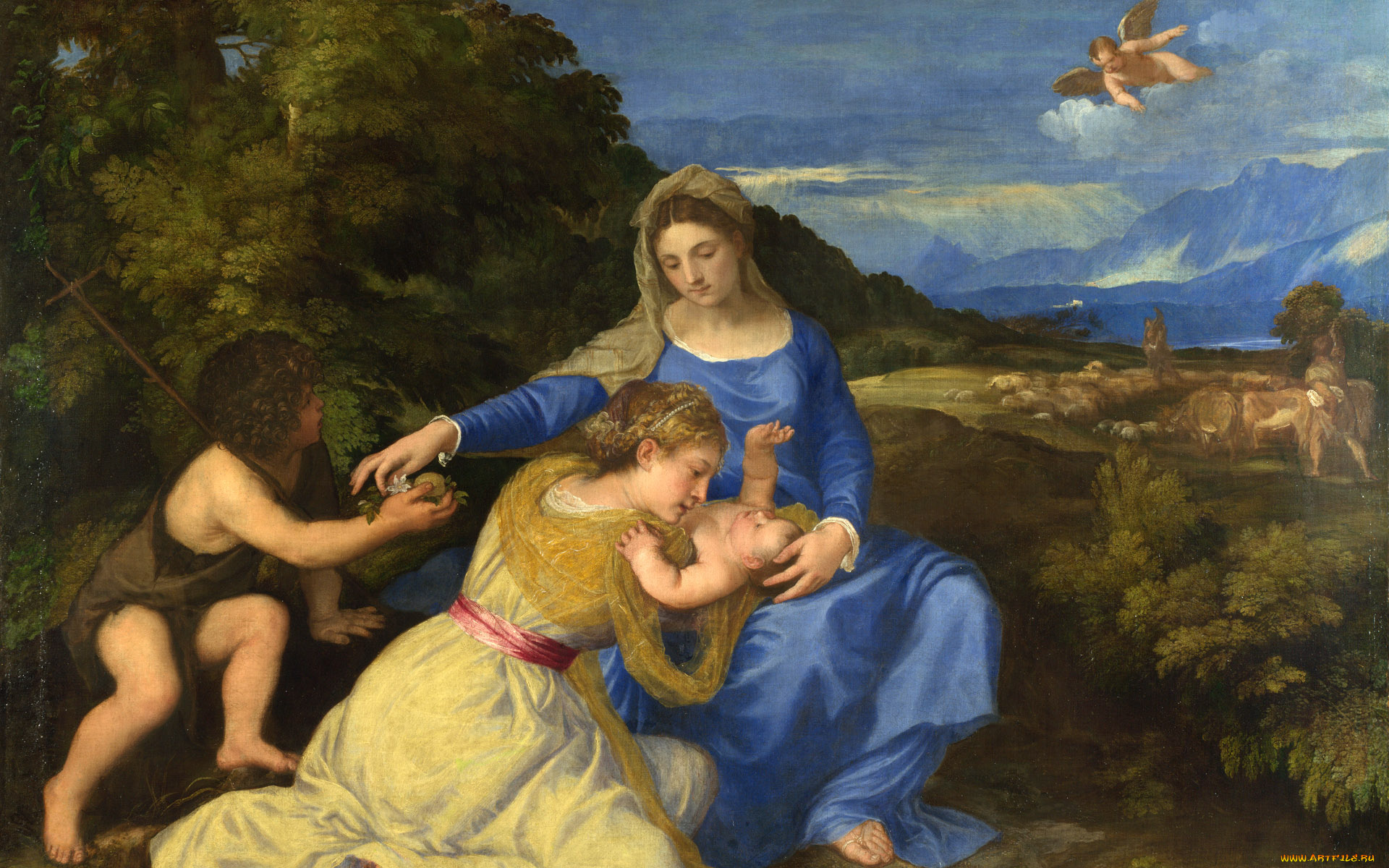 рисованные, живопись