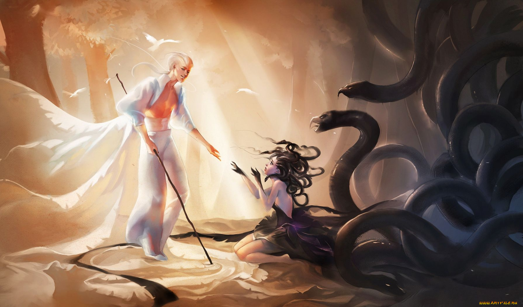 фэнтези, ангелы