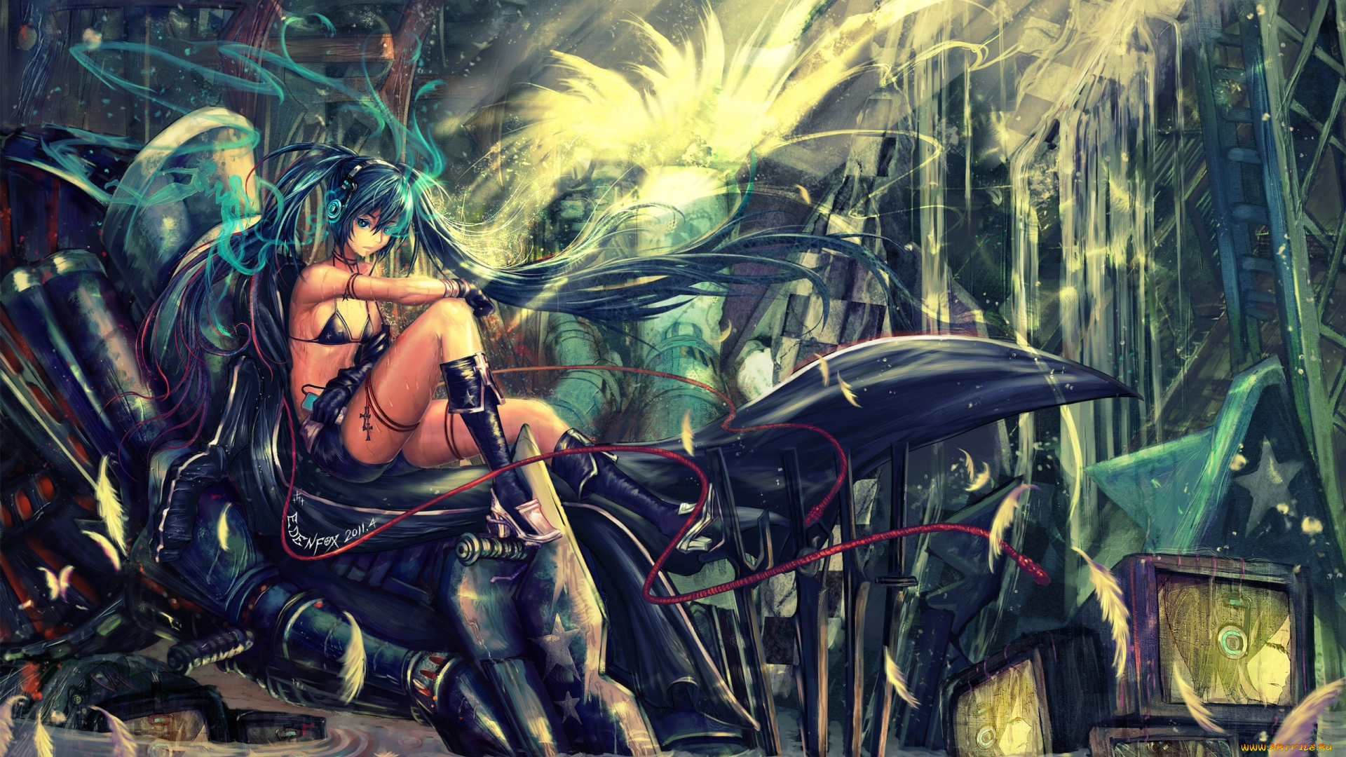 аниме, vocaloid, miku