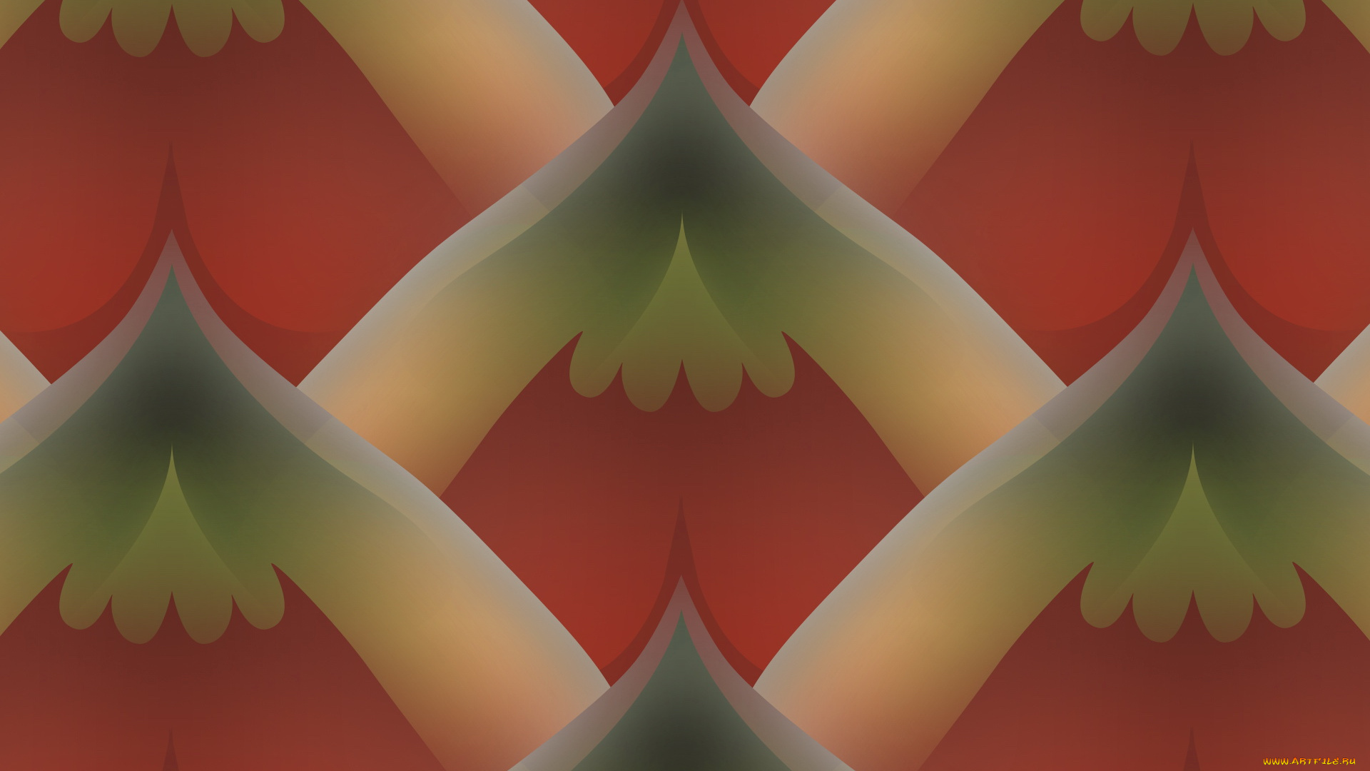 векторная, графика, узор