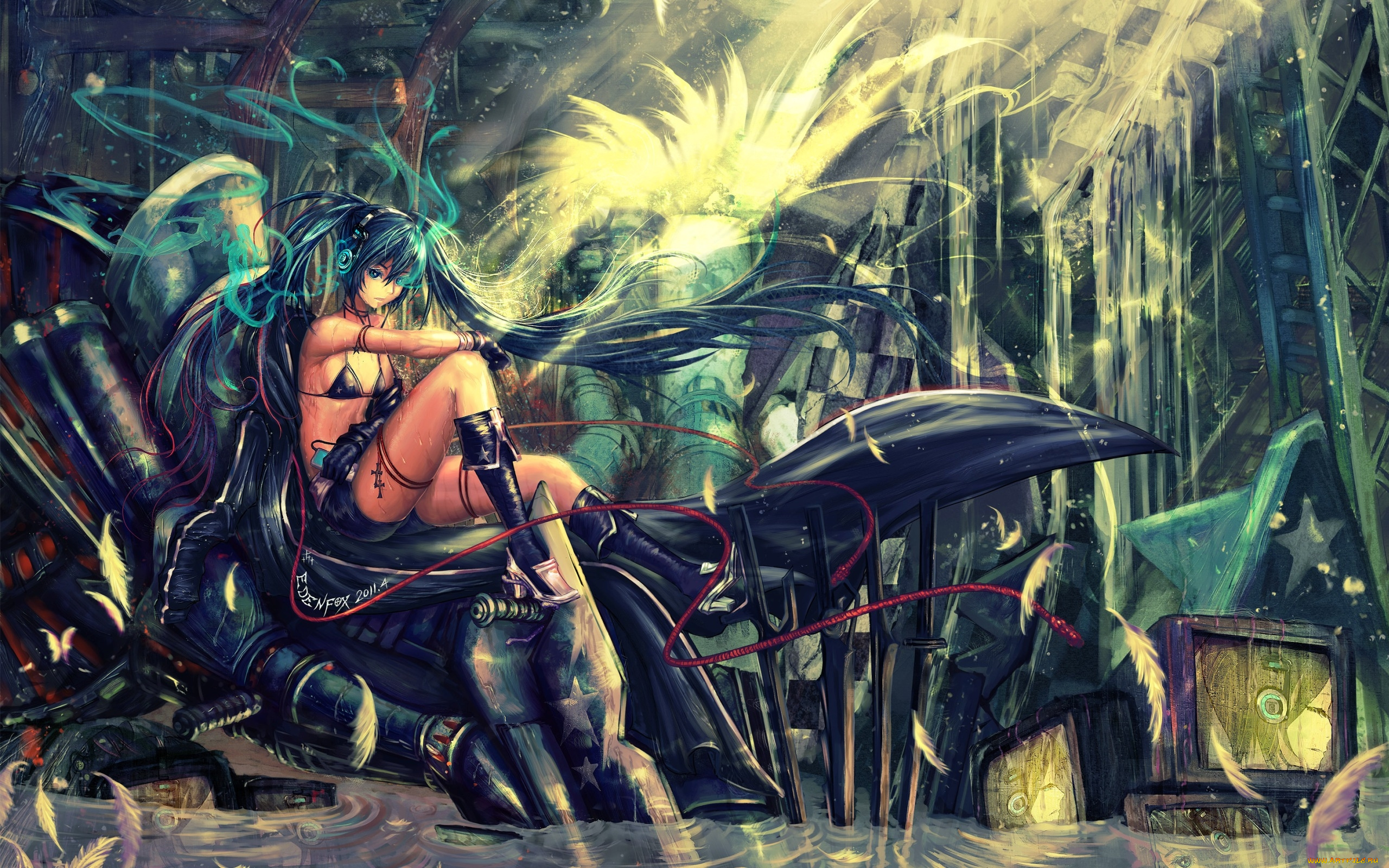 аниме, vocaloid, miku