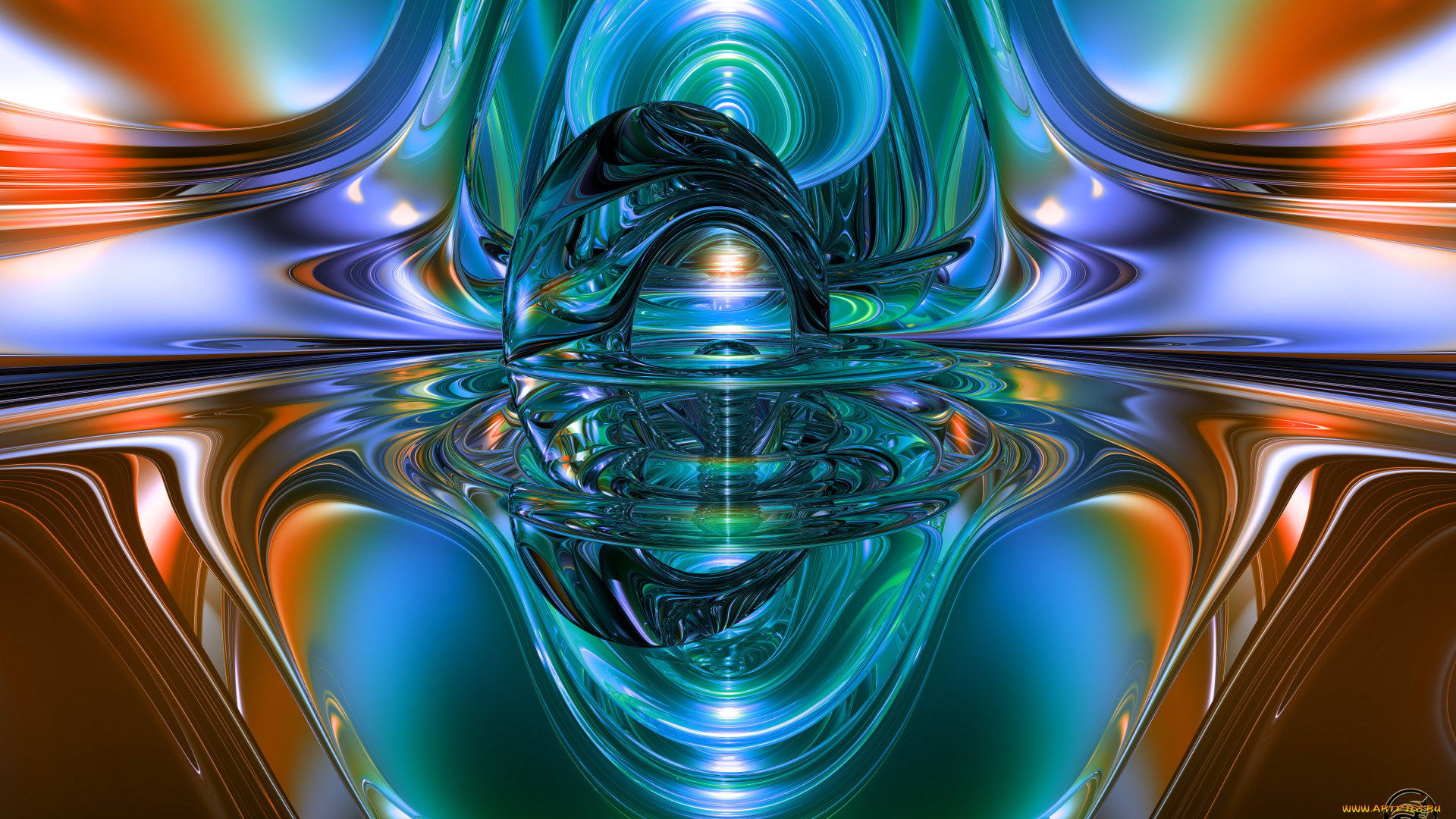 3д, графика, fractal, фракталы, фон, узор, цвета