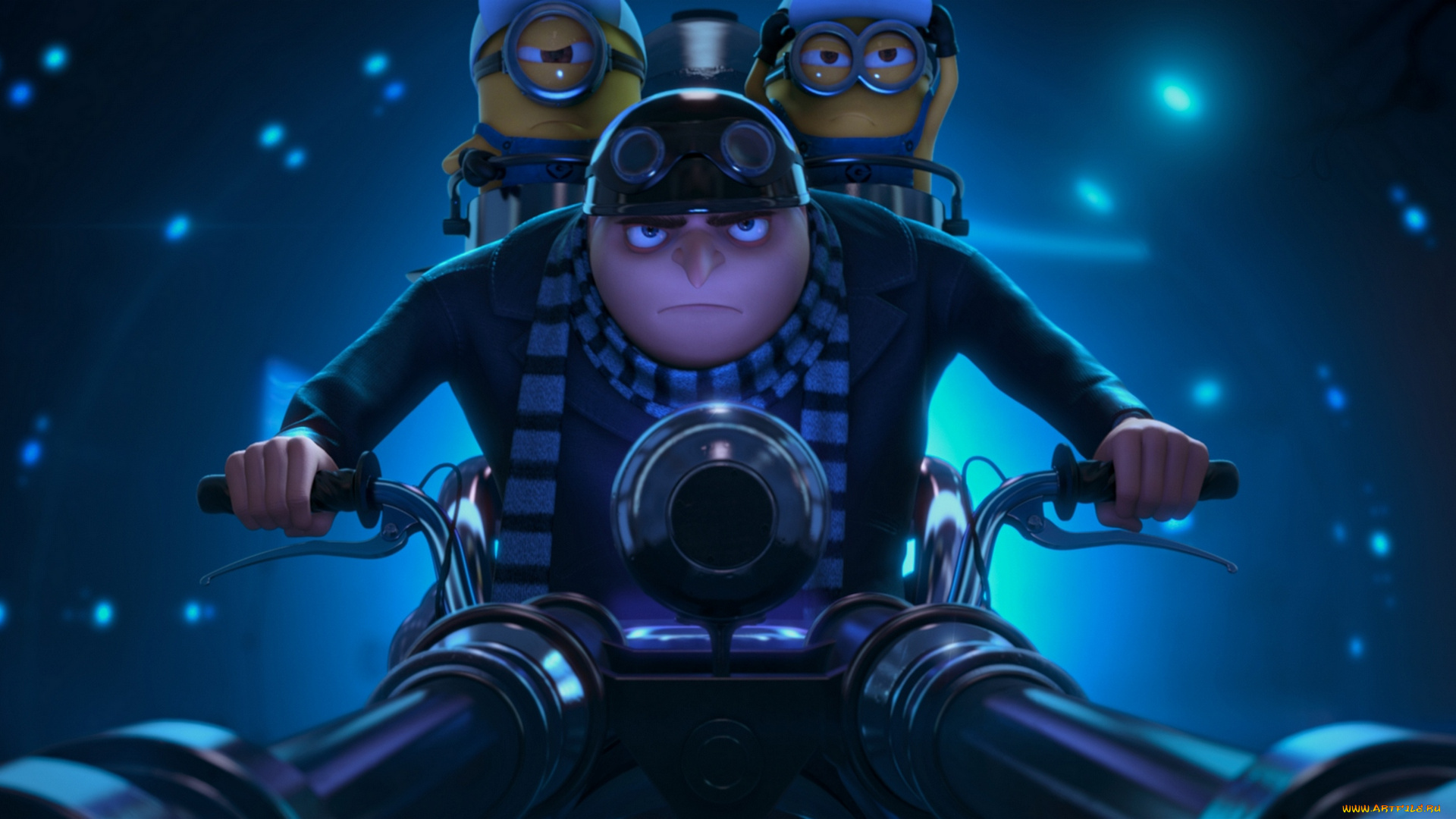 despicable, me, мультфильмы, minions, миньоны, шлем, очки, gru