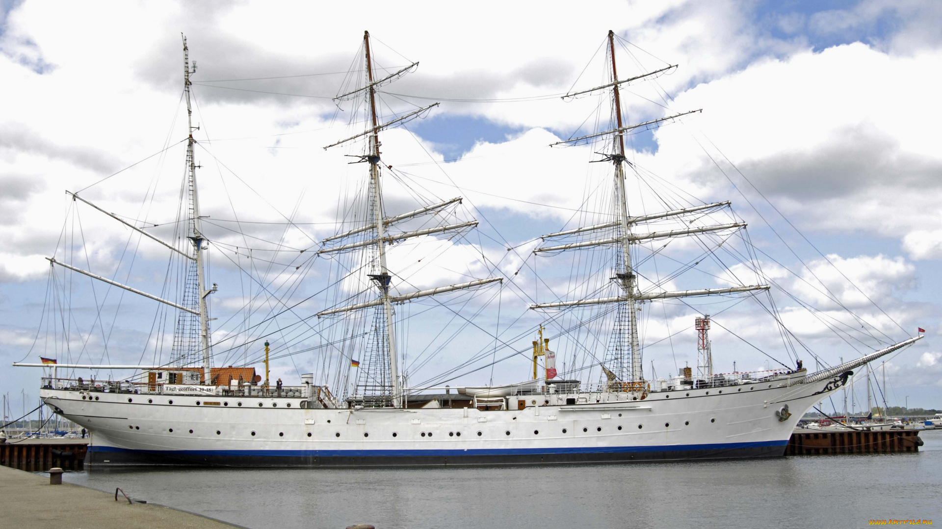 gorch, fock, корабли, парусники, музей, трёхмачтовый, барк