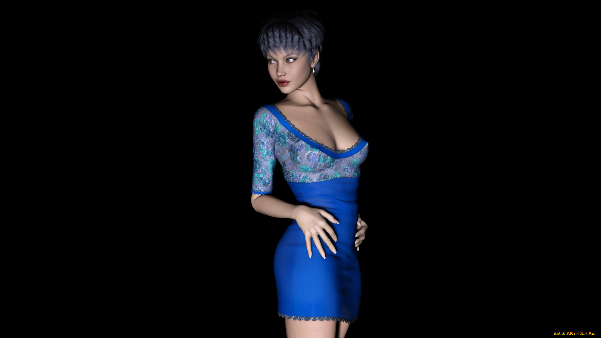 3д, графика, люди, , people, взгляд, девушка, фон