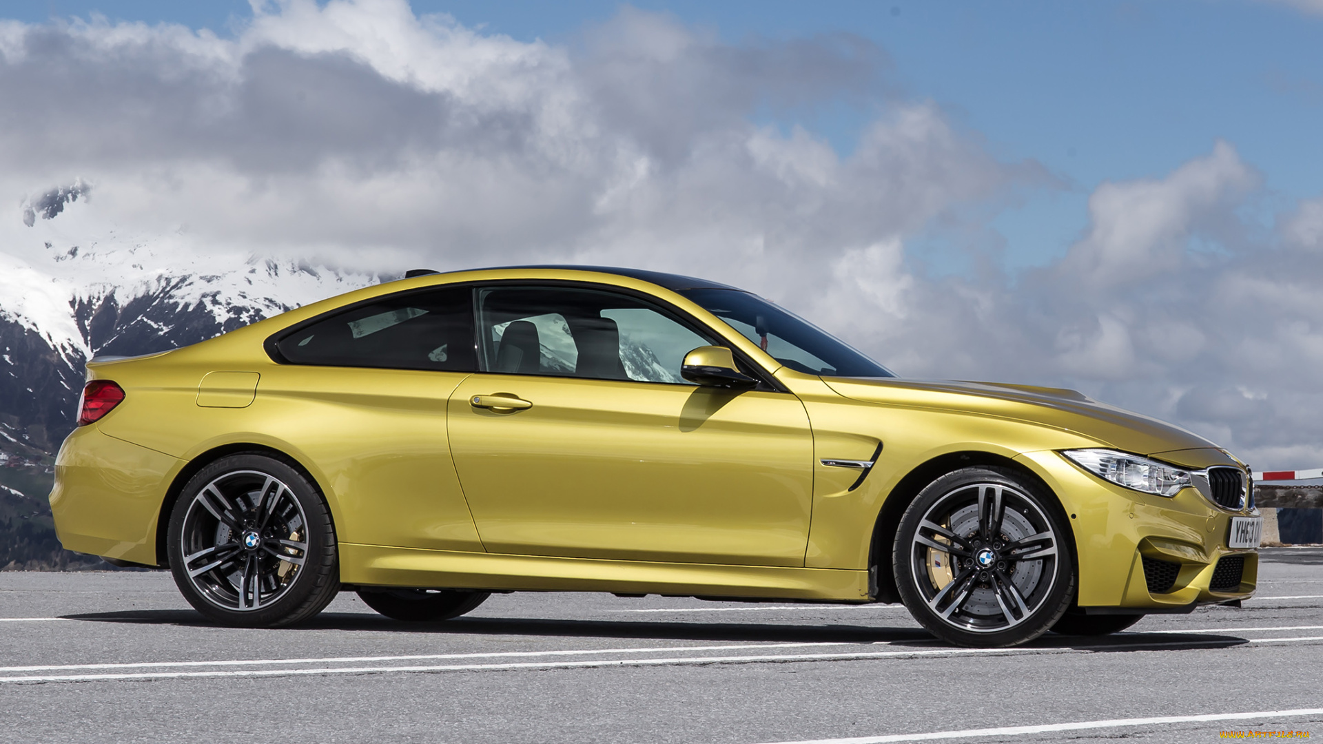 автомобили, bmw, 2014г, желтый, f82, uk-spec, coupе, m4