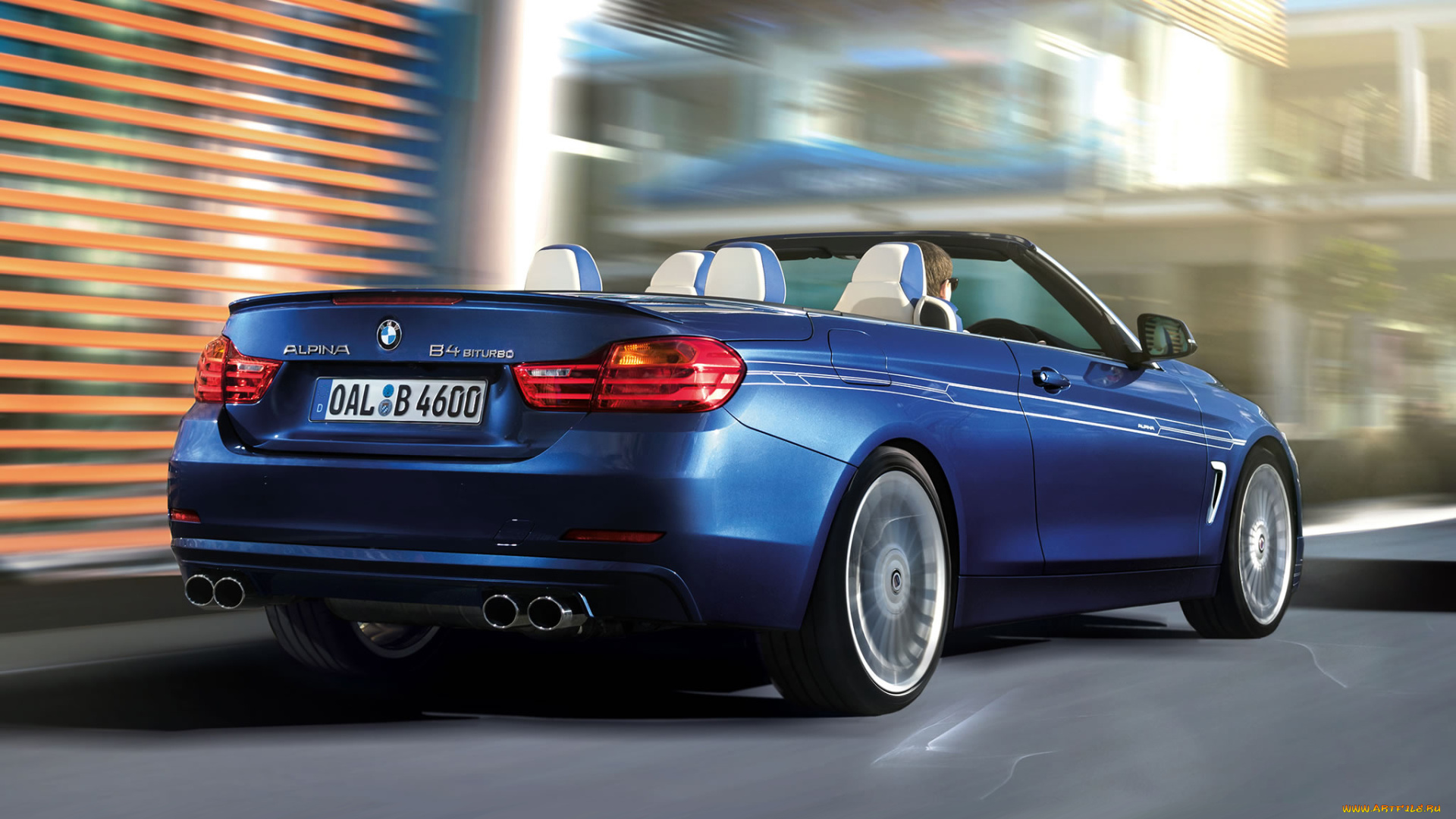 автомобили, bmw, синий, uk-spec, alpina, f33, cabrio, bi-turbo, b4