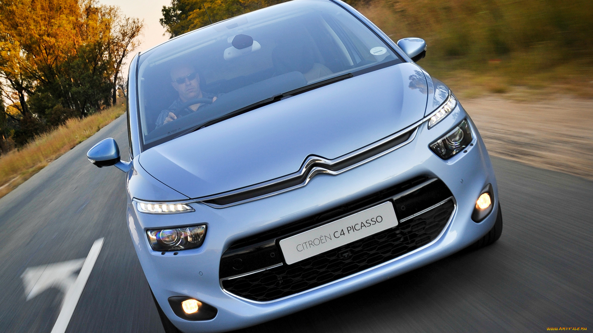 автомобили, citroen, citroеn, голубой, 2014г, c4, picasso, za-spec