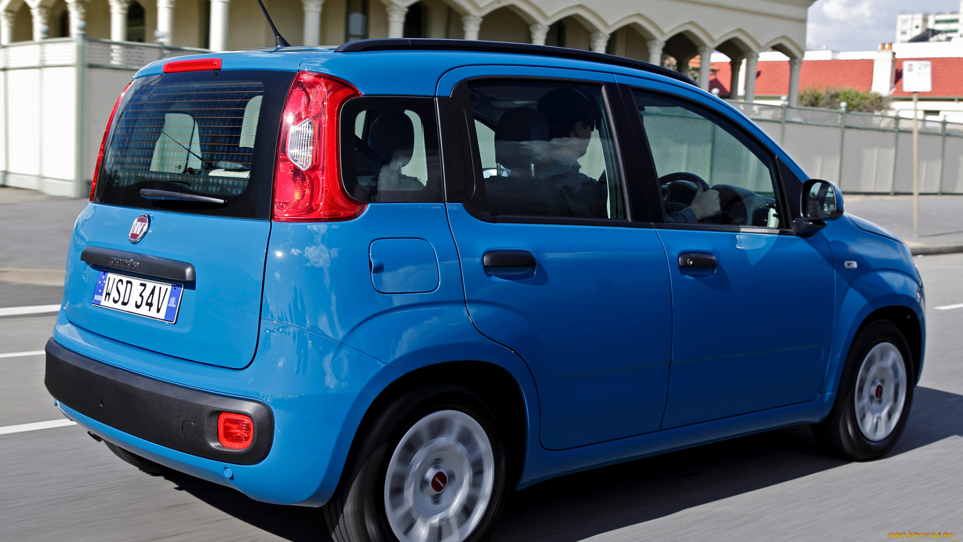 автомобили, fiat, синий, 2013г, 319, au-spec, panda