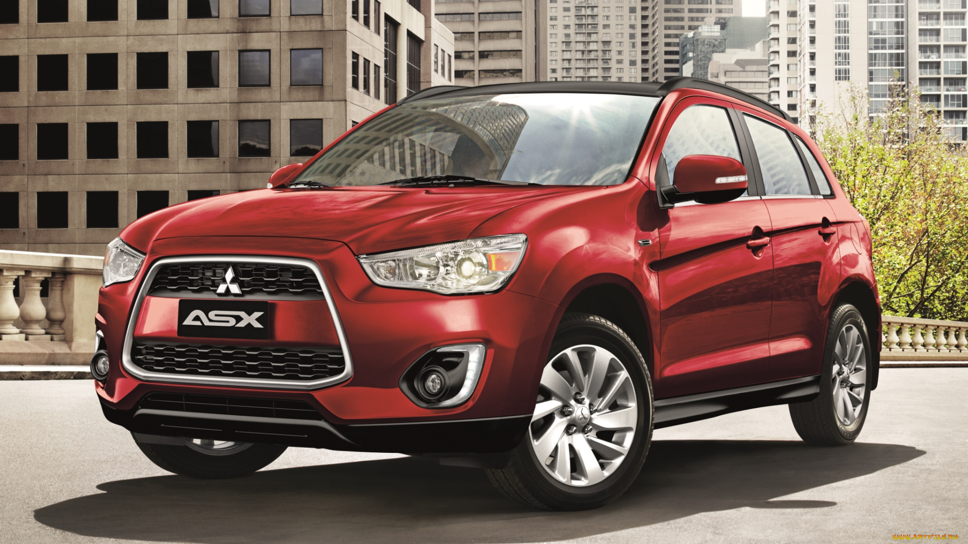 автомобили, mitsubishi, красный, asx, au-spec