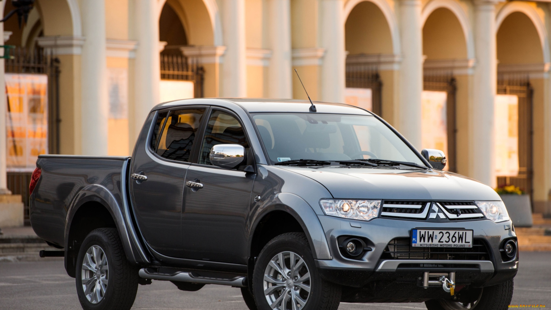 автомобили, mitsubishi, l200, темный, 2014г, cab, double