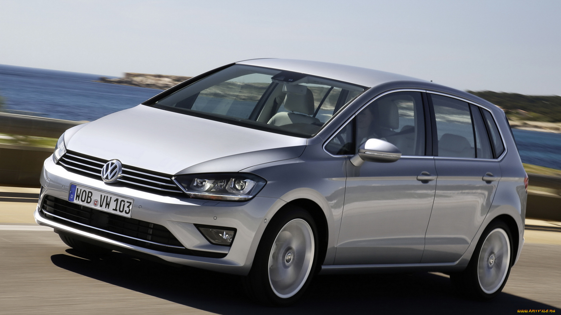 автомобили, volkswagen, golf, серый, 2014, tdi, sportsvan