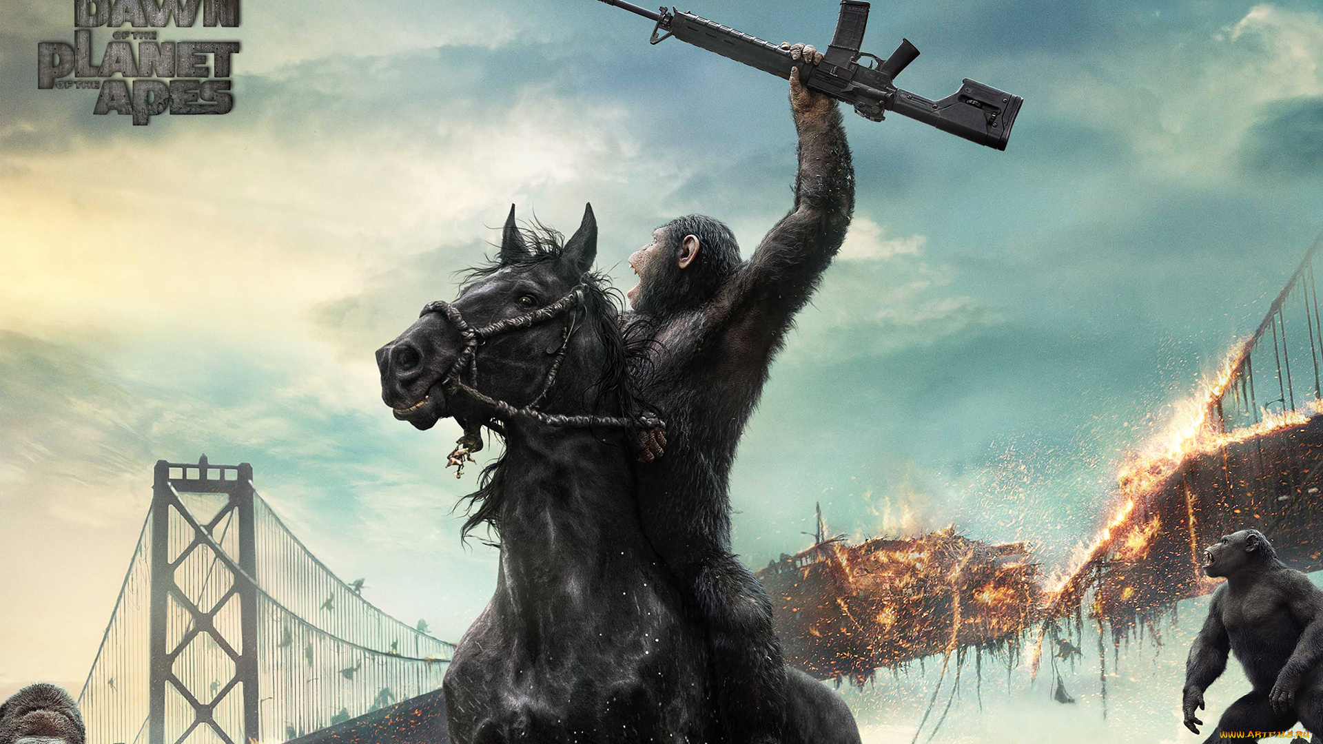 dawn, of, the, planet, of, the, apes, кино, фильмы, революция, планета, обезьян