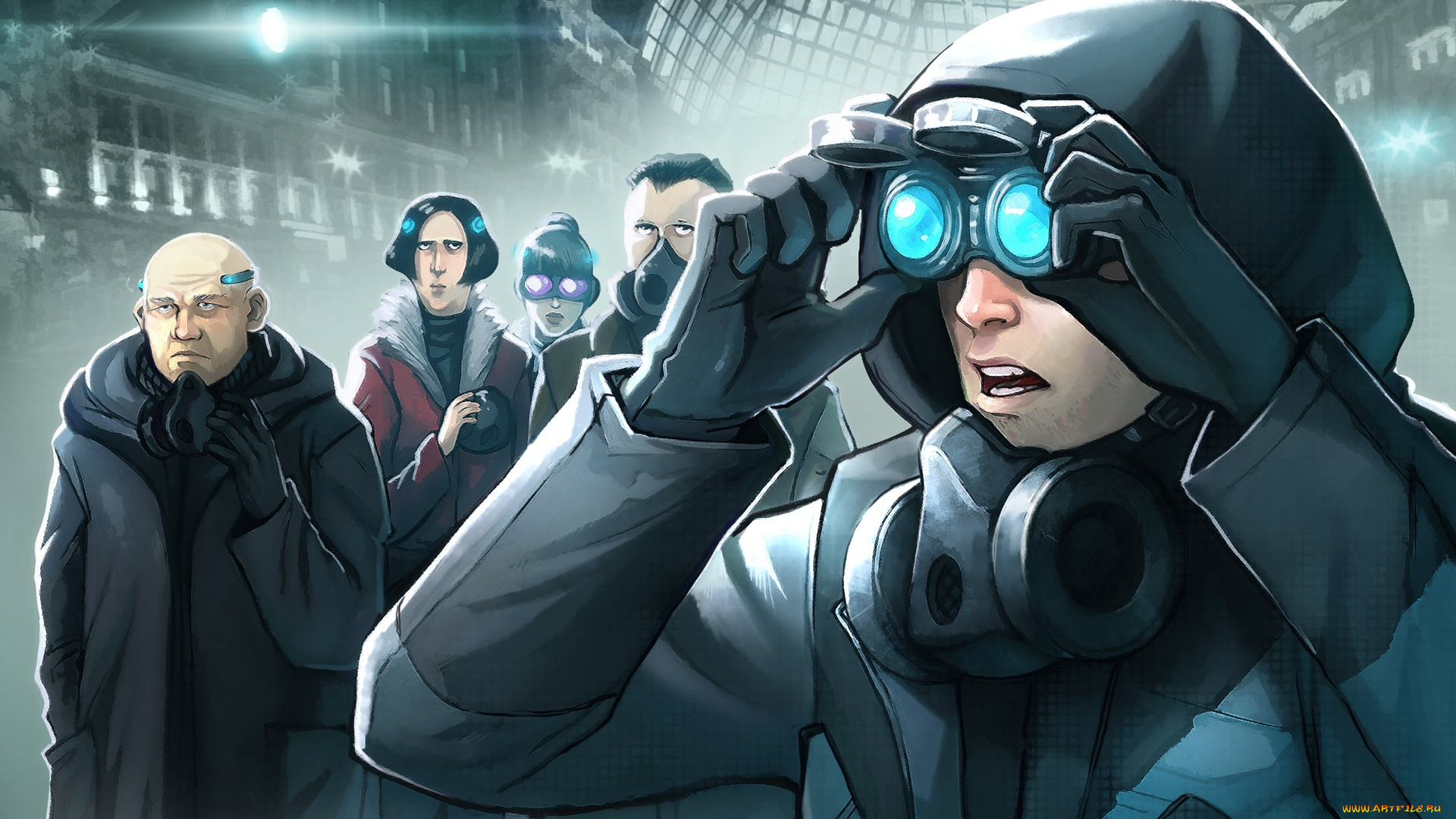 фэнтези, люди, романтика, апокалипсиса, арт