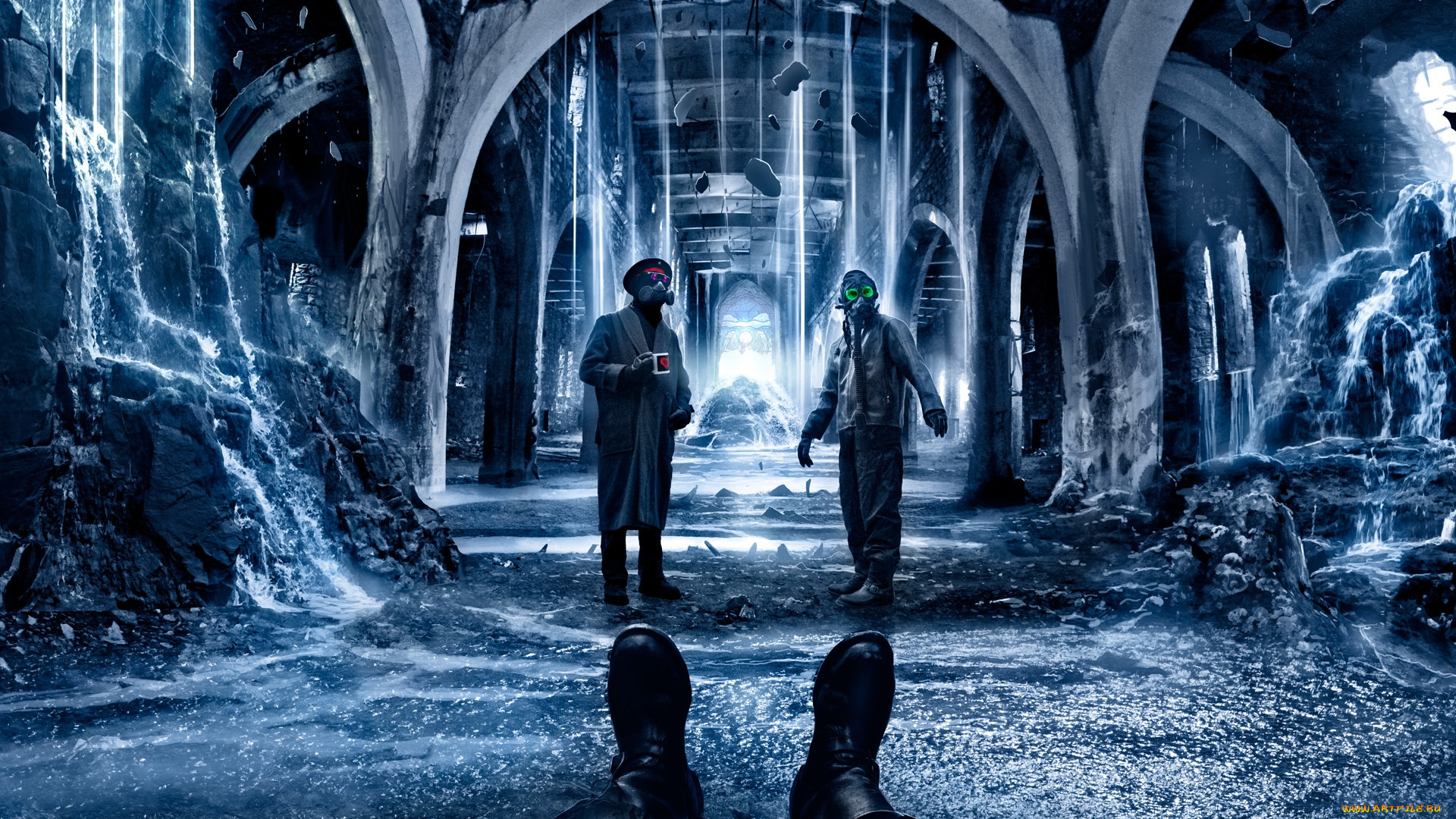 фэнтези, люди, романтика, апокалипсиса, арт