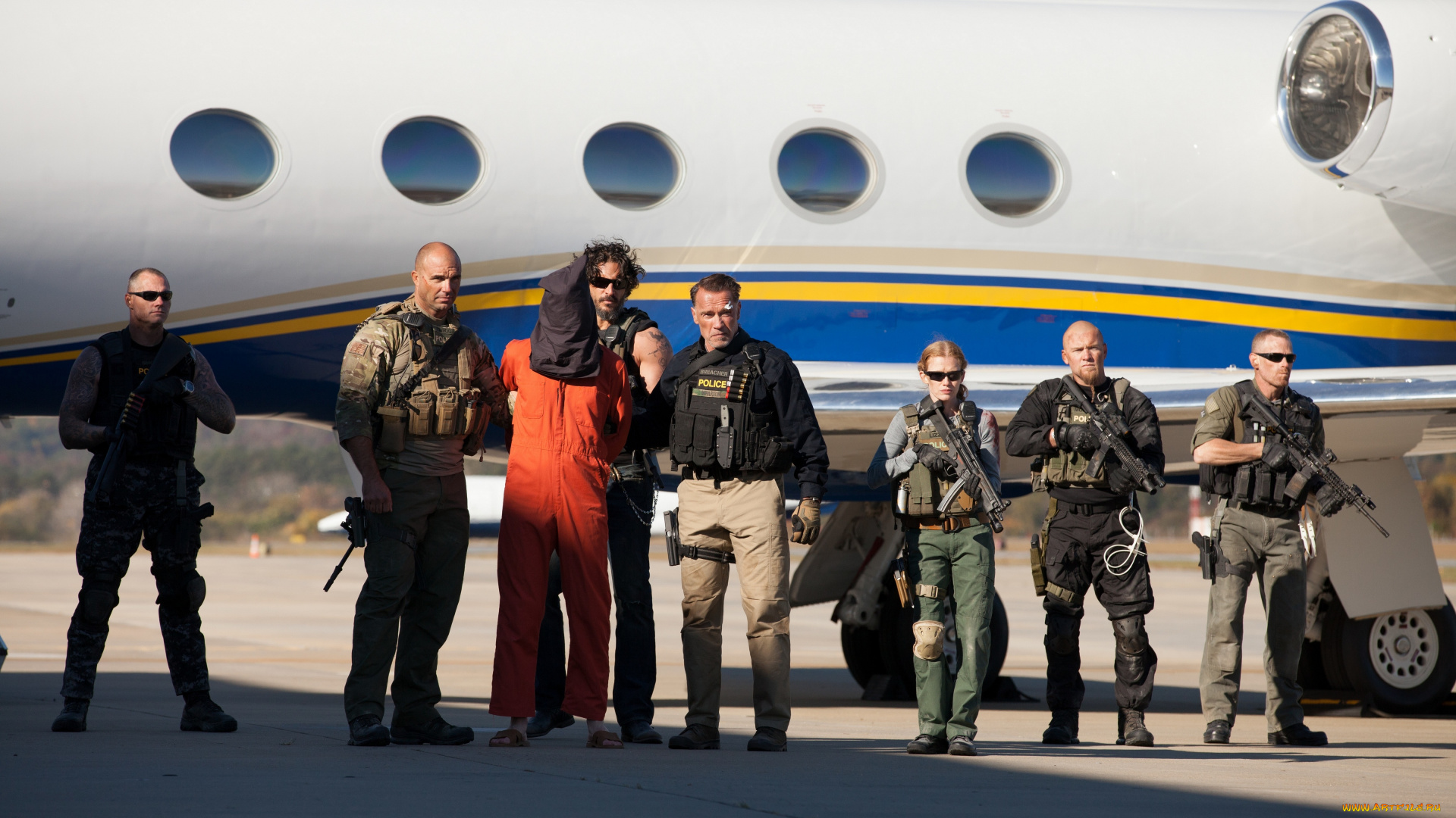 кино, фильмы, sabotage, фильм, самолет, боевик, саботаж, спецназ