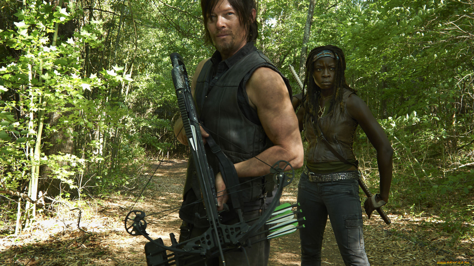 кино, фильмы, the, walking, dead, мишон, дэрил, арбалет, the, walking, dead, ходячие, мертвецы, сериал