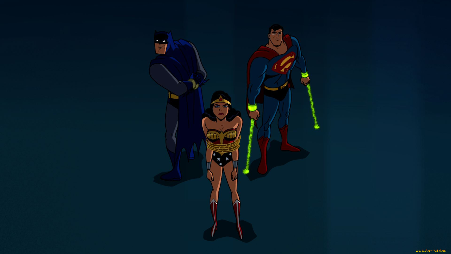 рисованные, комиксы, супермены