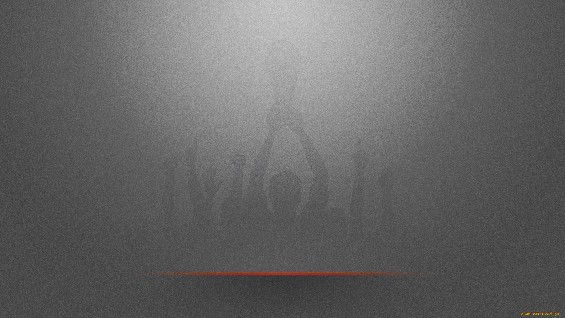 рисованные, минимализм, полоса, силуэты, серый