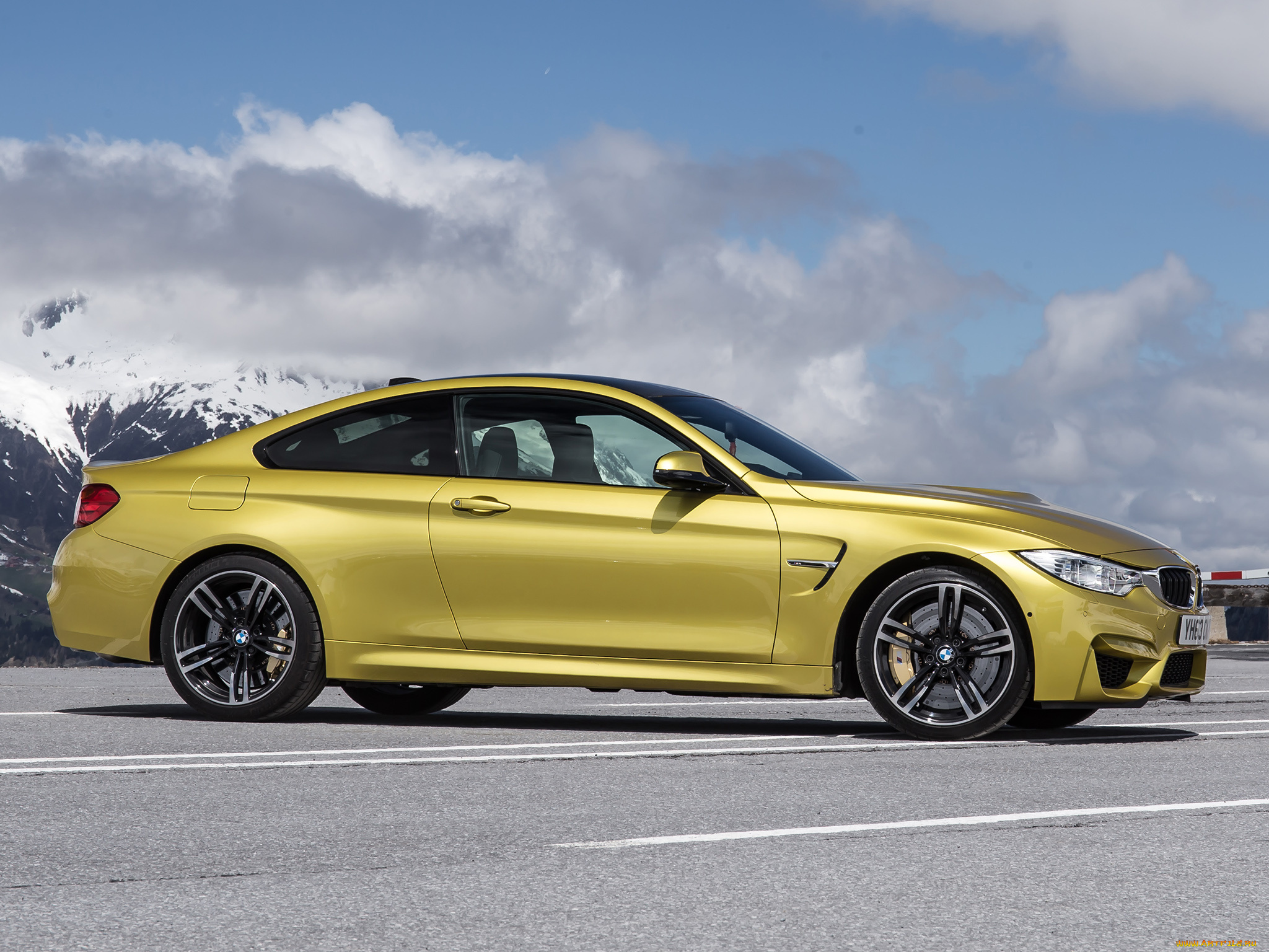 автомобили, bmw, 2014г, желтый, f82, uk-spec, coupе, m4
