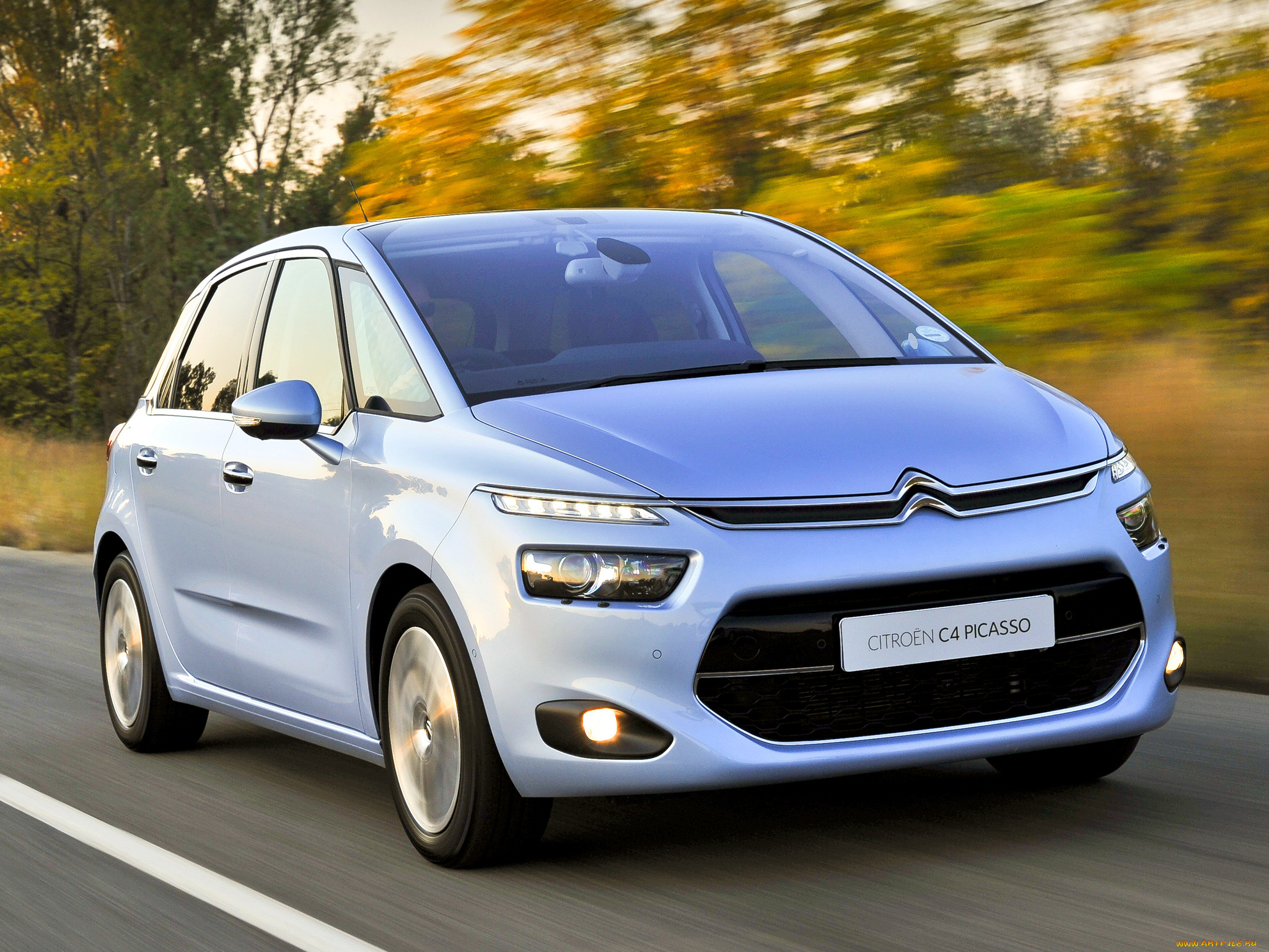автомобили, citroen, 2014г, голубой, za-spec, picasso, citroеn, c4