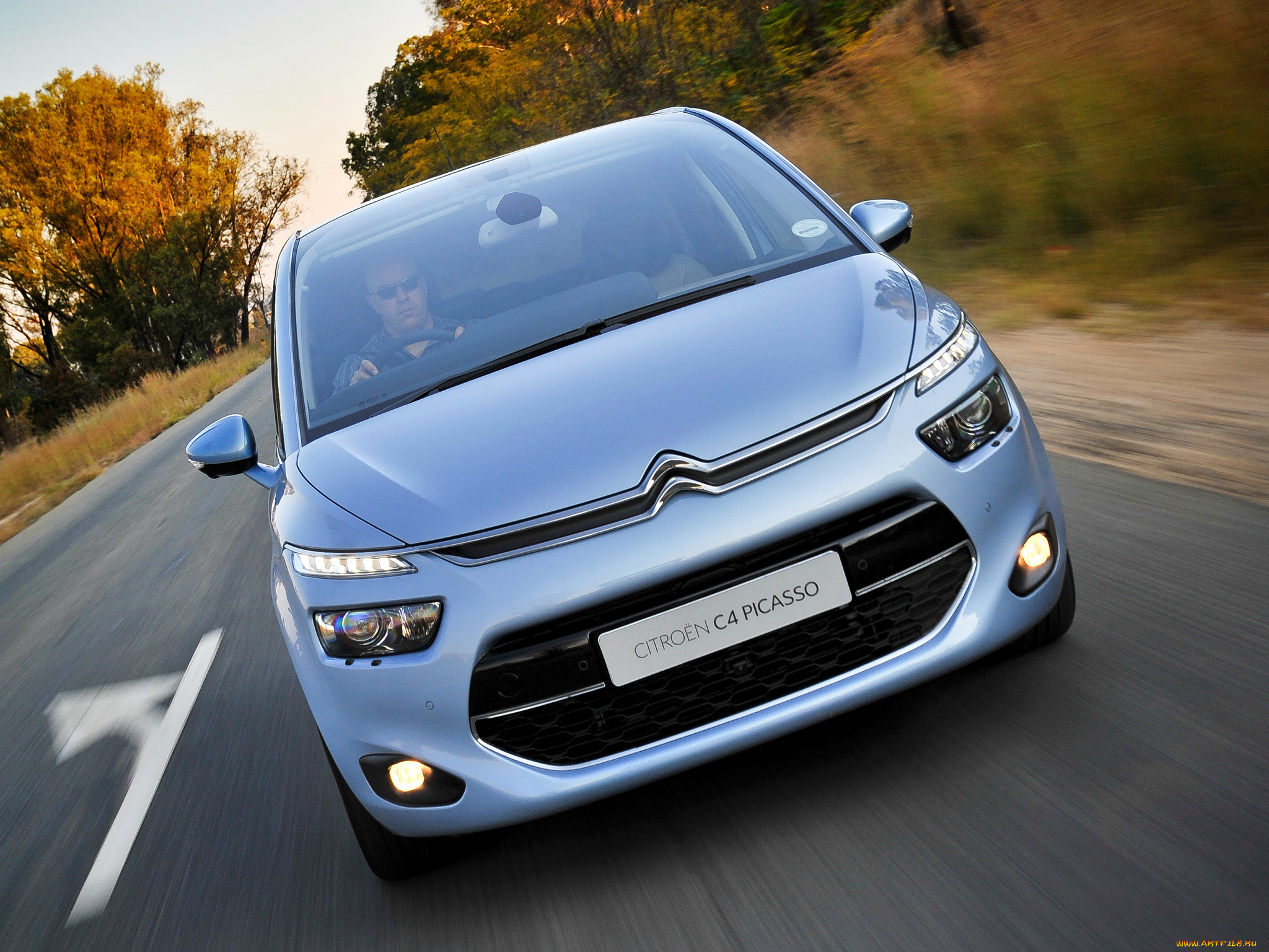 автомобили, citroen, citroеn, голубой, 2014г, c4, picasso, za-spec