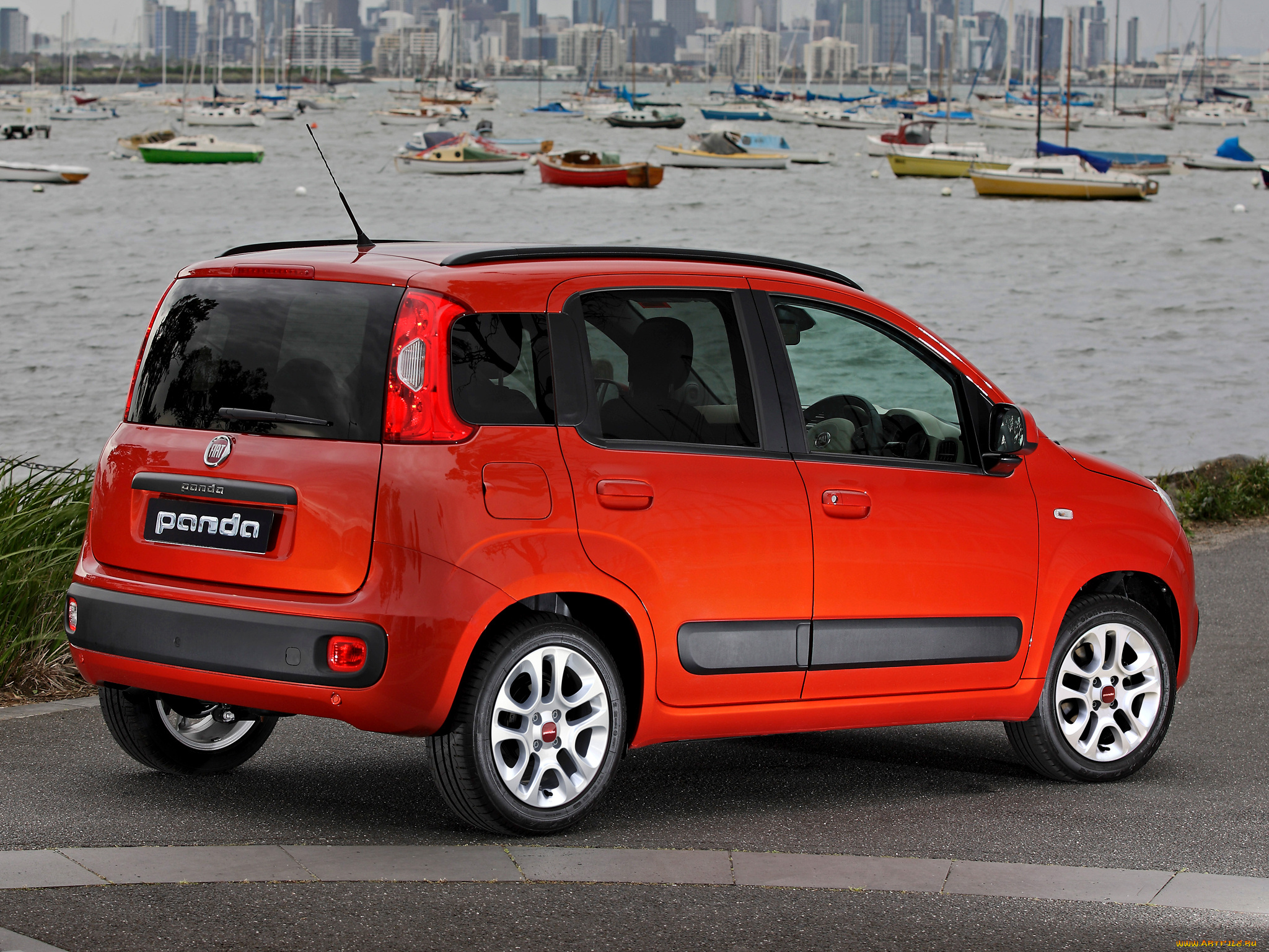 автомобили, fiat, 319, 2013г, au-spec, panda, красный