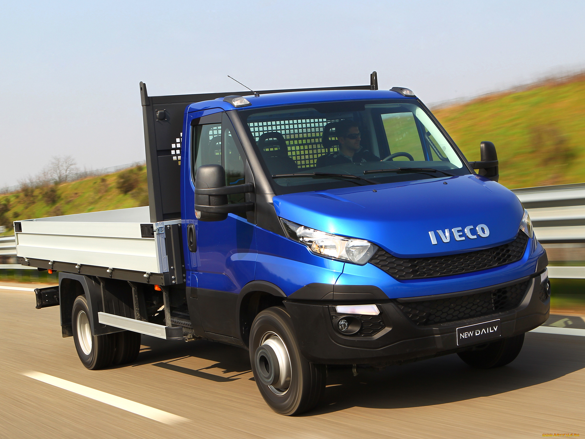 автомобили, iveco, синий, 2014г, cab, chassis, daily, 35