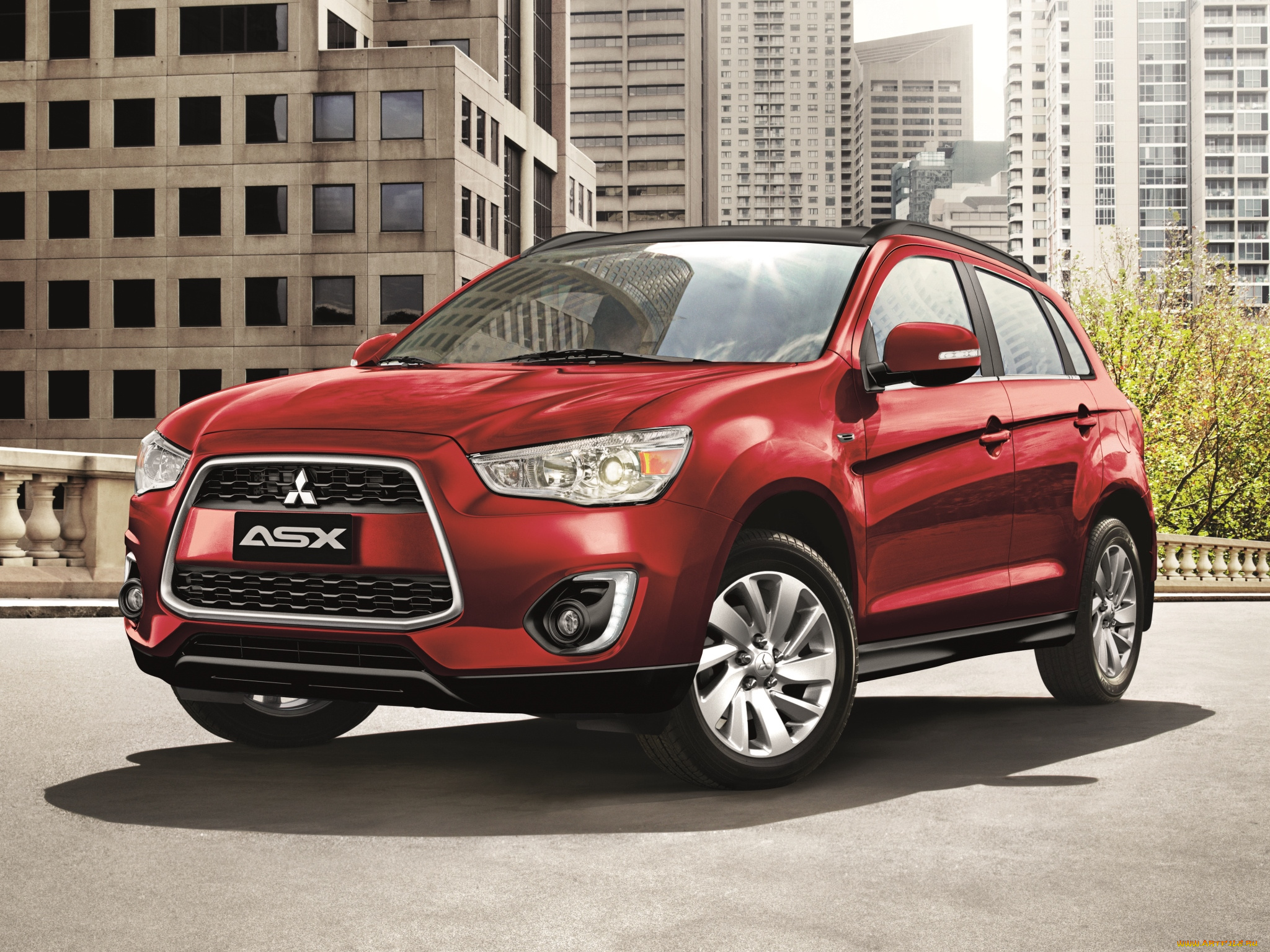 автомобили, mitsubishi, красный, asx, au-spec
