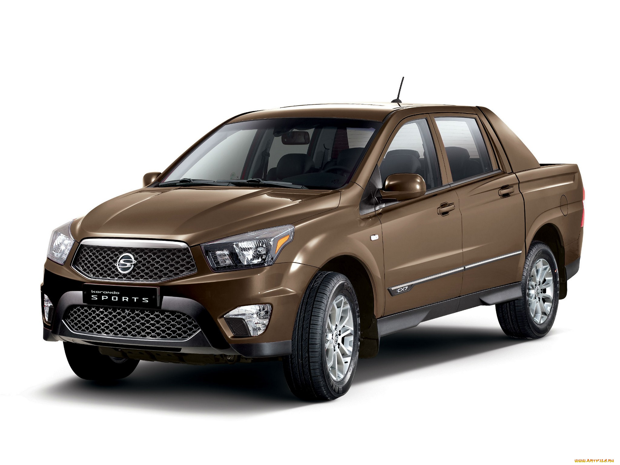 автомобили, ssang, yong, sports, коричневый, korando, ssangyong