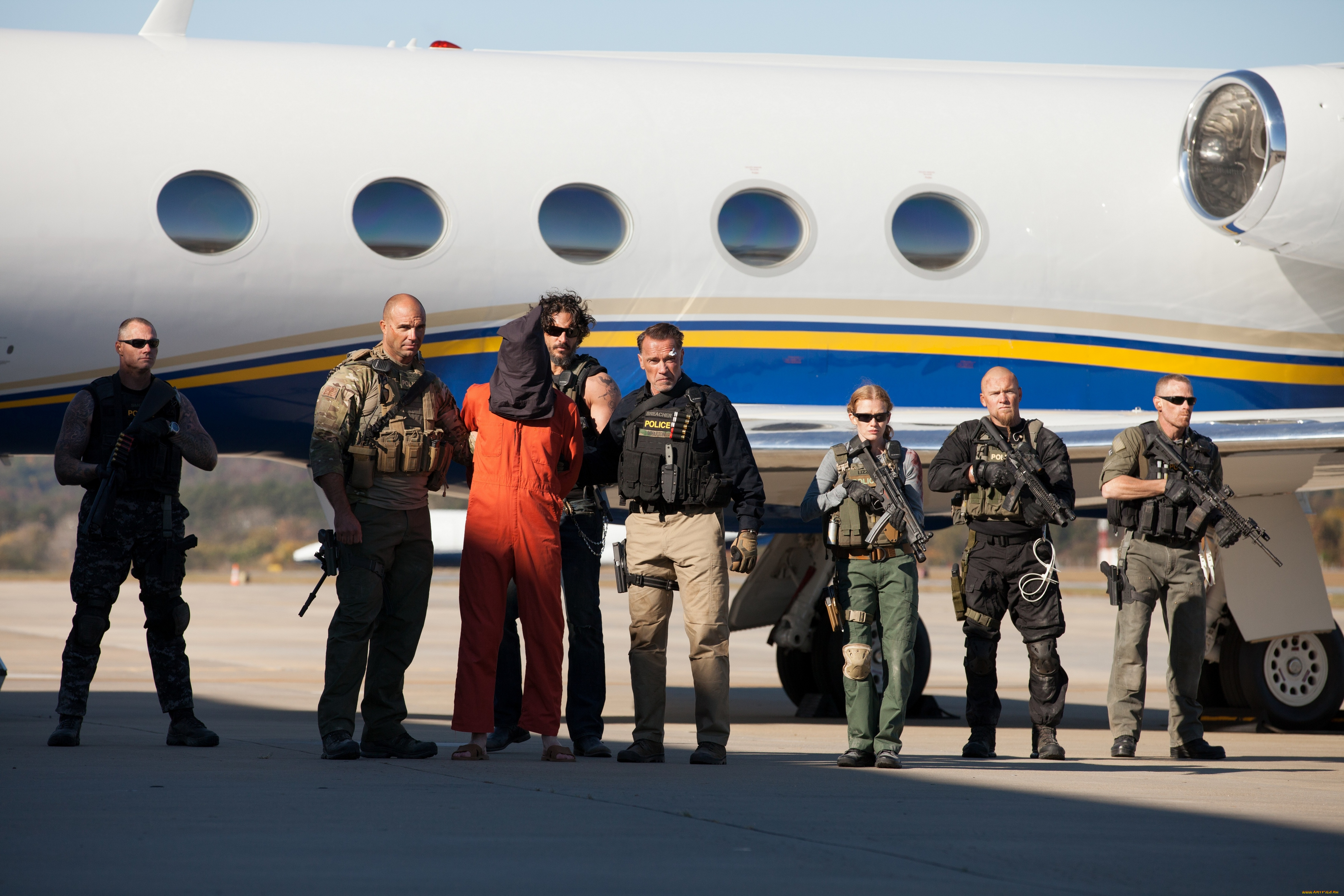 кино, фильмы, sabotage, фильм, самолет, боевик, саботаж, спецназ