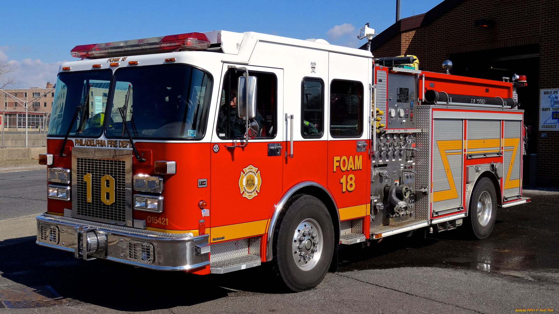 автомобили, пожарные, машины, автомобиль, пожарный