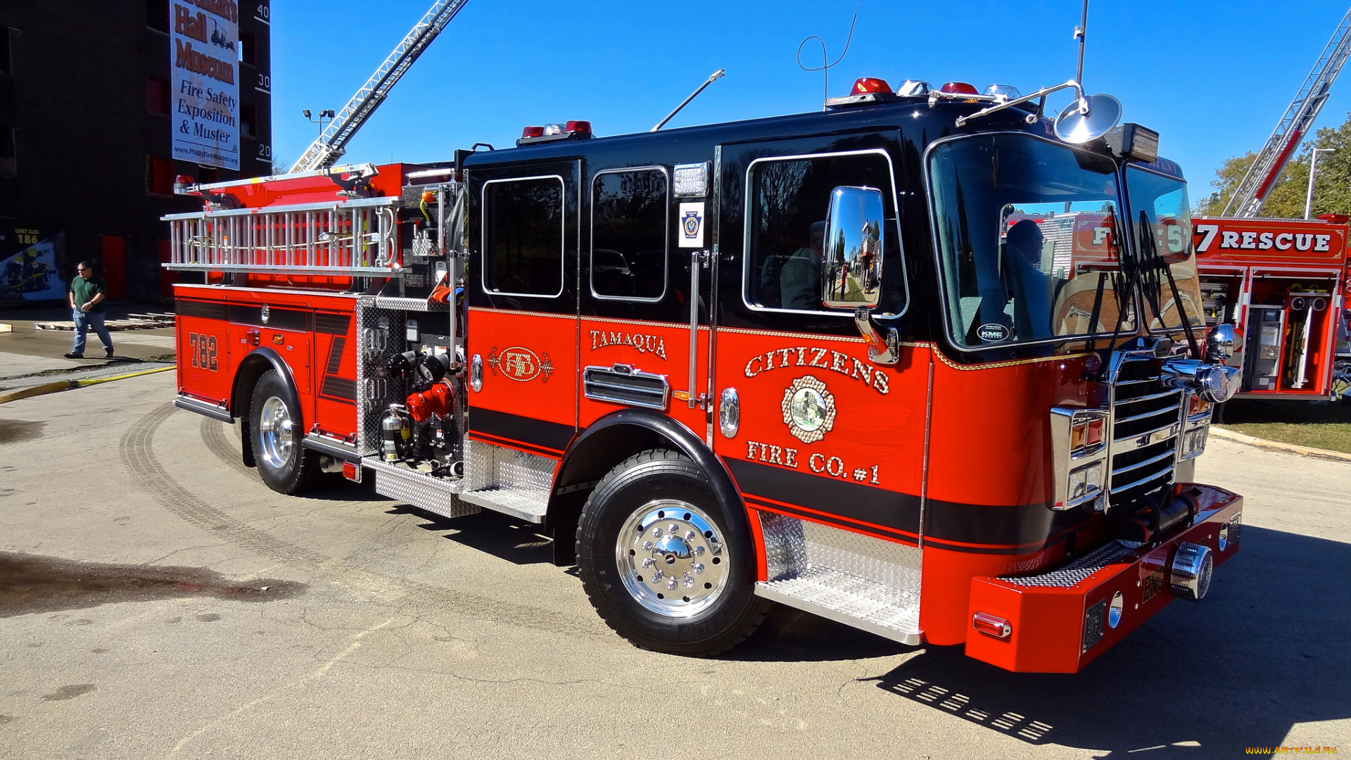 автомобили, пожарные, машины, автомобиль, пожарный