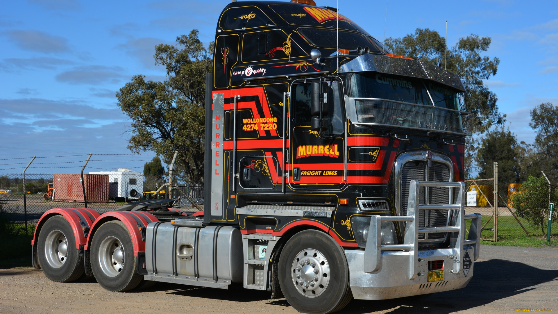 kenworth, автомобили, тягач, седельный, тяжелый, грузовик