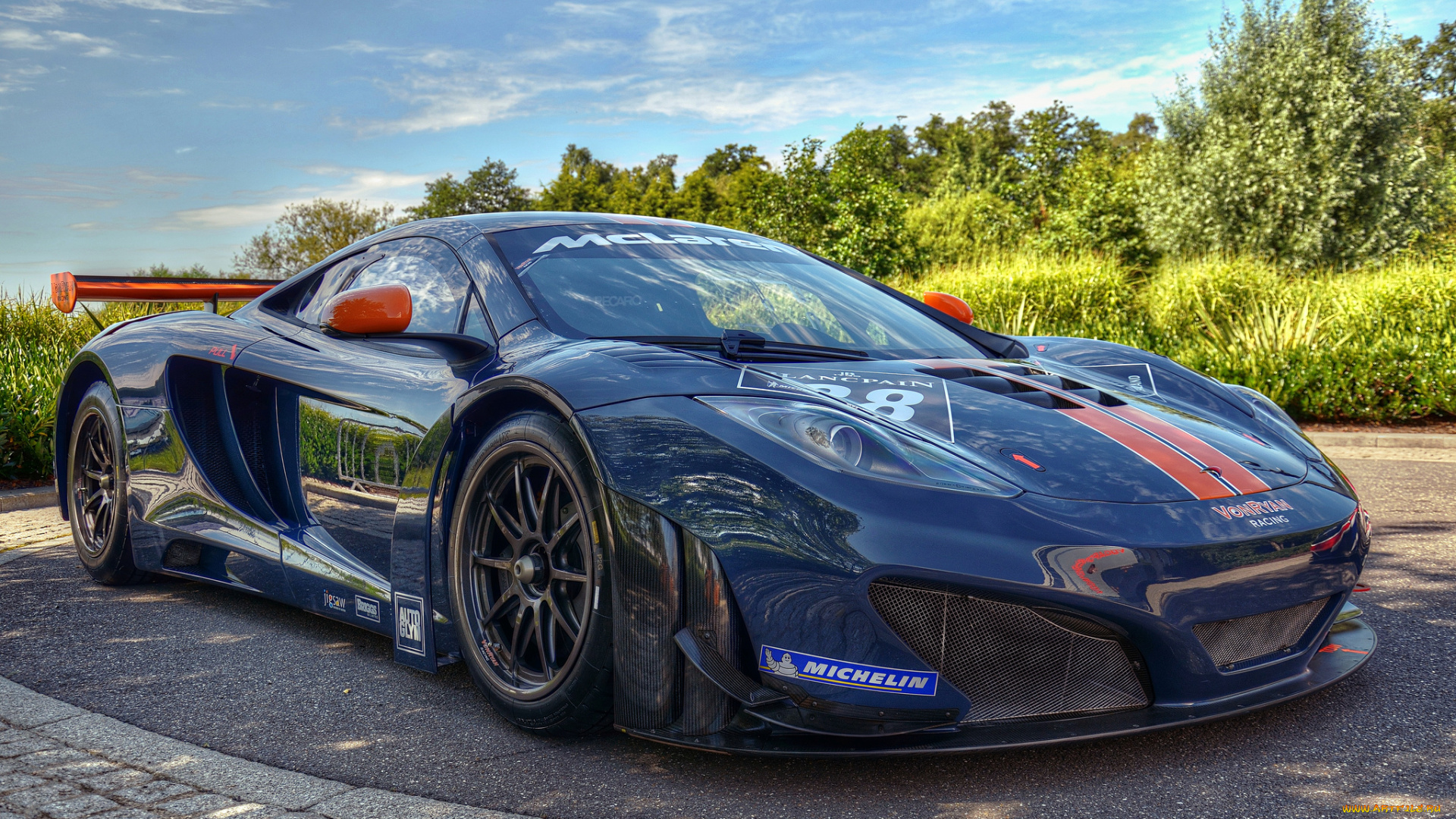 mclaren, mp4, 12c, gt3, автомобили, mclaren, спорткар