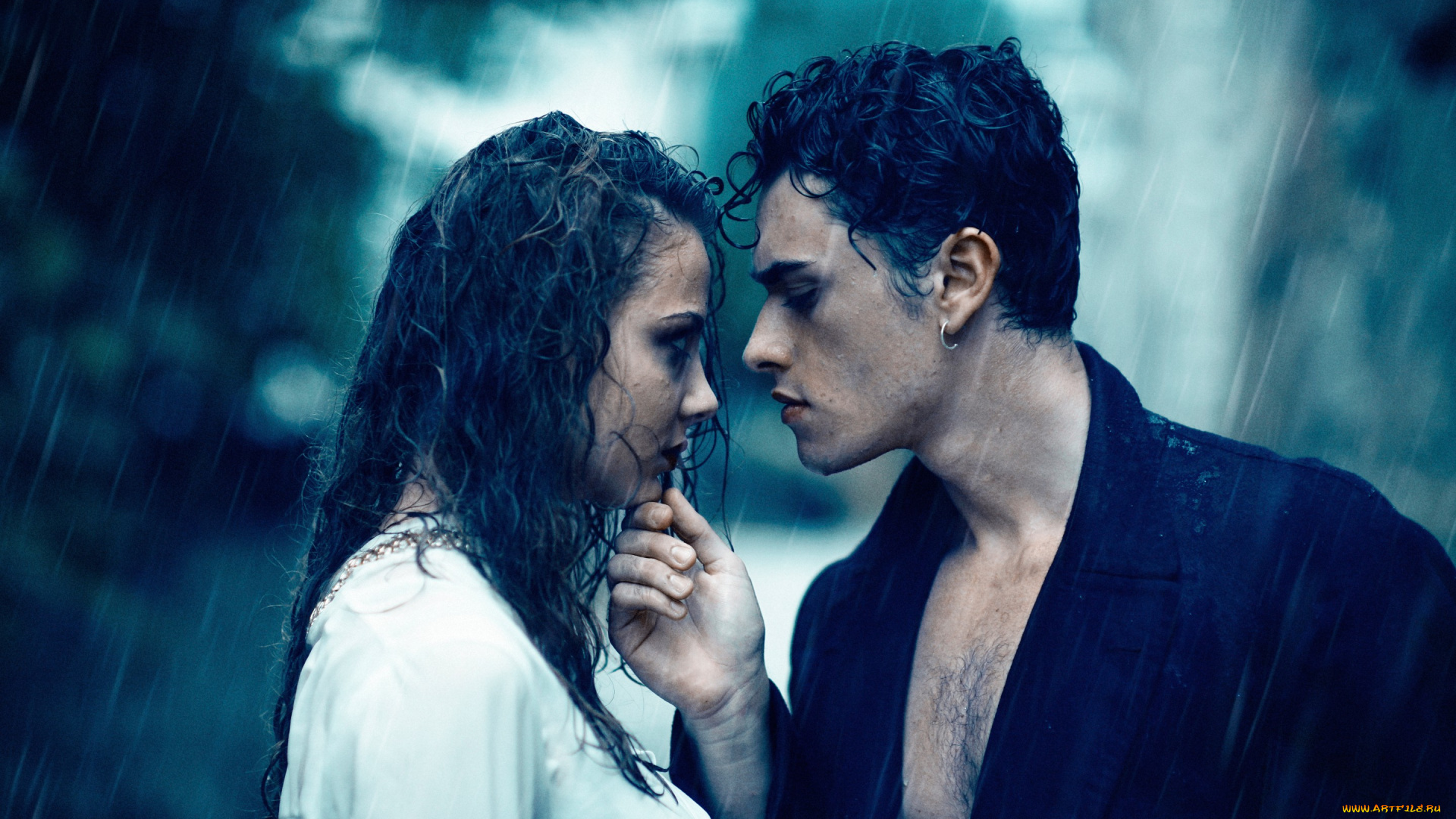 разное, мужчина, женщина, любовь, дождь, мокрые, девушка, парень, пара, alessandro, di, cicco