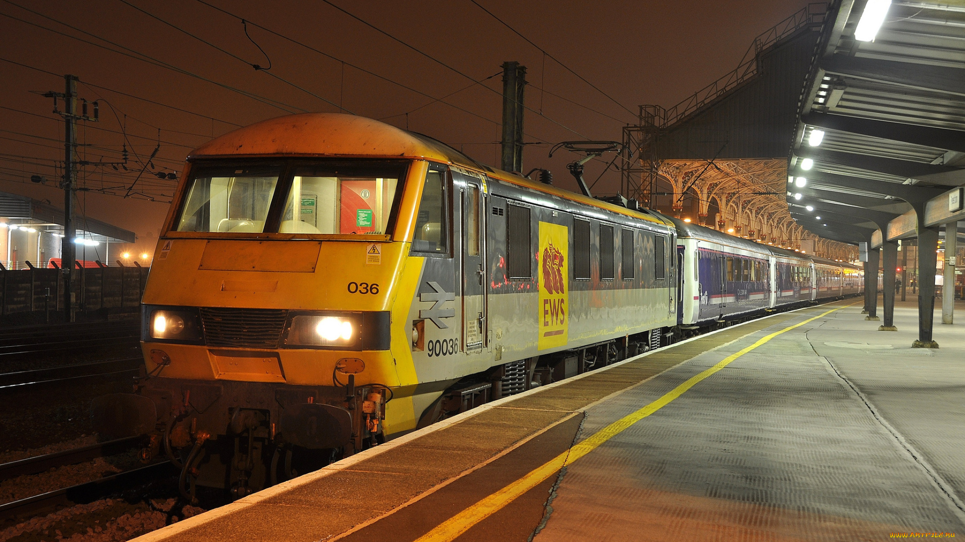 техника, электровозы, локомотив, рельсы, дорога, железная, состав