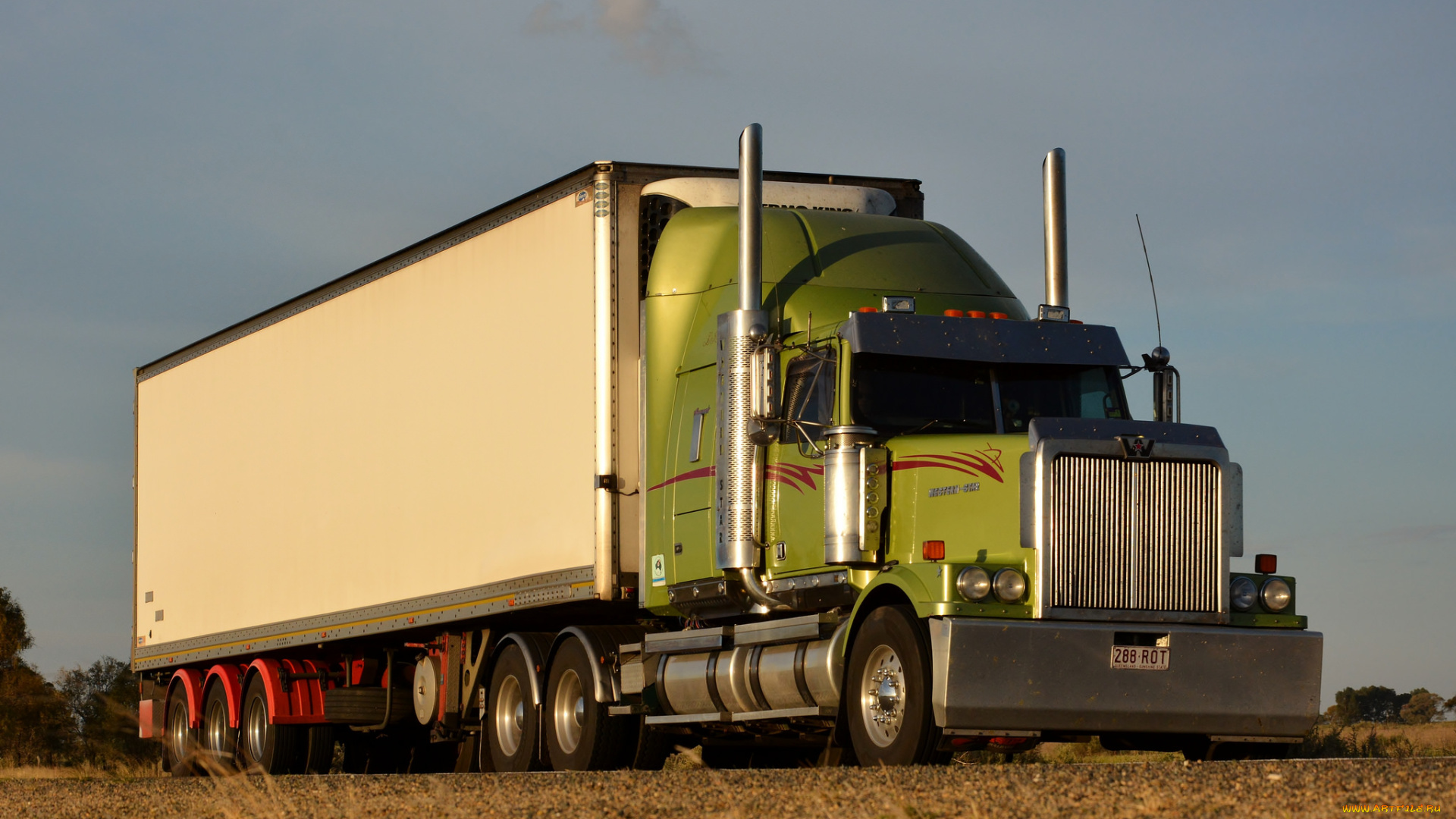 western, star, автомобили, тяжелый, седельный, грузовик, тягач