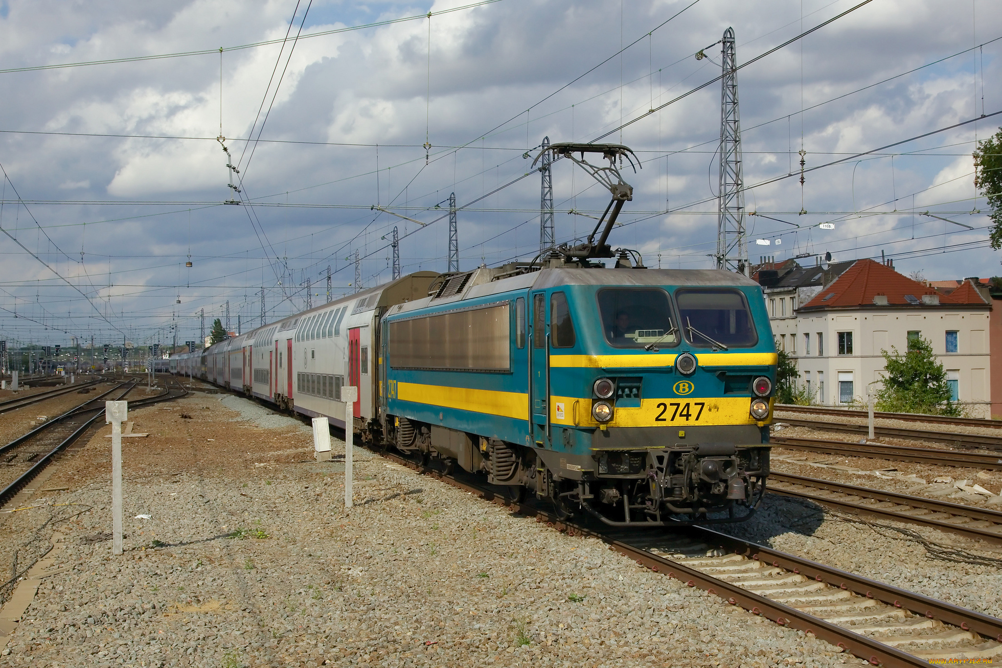 техника, электровозы, локомотив, железная, дорога, рельсы, состав